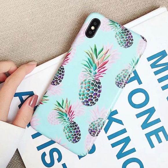 Accessories - NEW iPhone X/XS/XR/MAX Case Psychedelic Pineapple